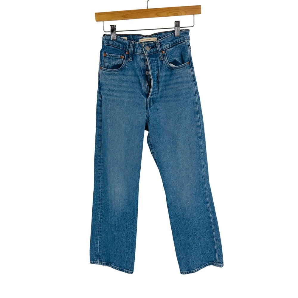 Levi's Women's Straight Ankle Blue Jeans